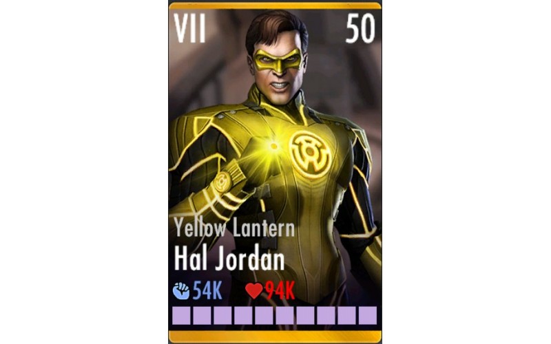 lotus dome ordlyd Yellow Lantern Hal Jordan